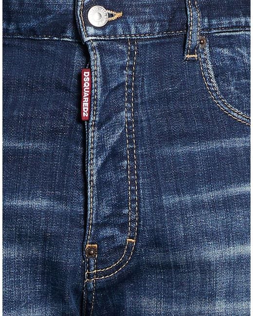 DSquared² Blue Denim Shorts Cotton, Elastane