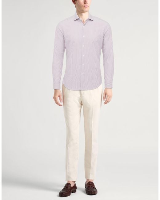 Xacus Purple Brick Shirt Polyamide, Elastane for men