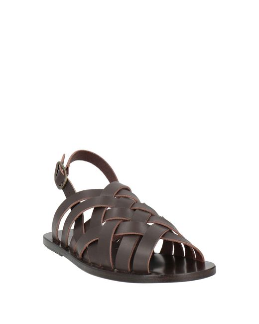 Ancient Greek Sandals Brown Sandals for men