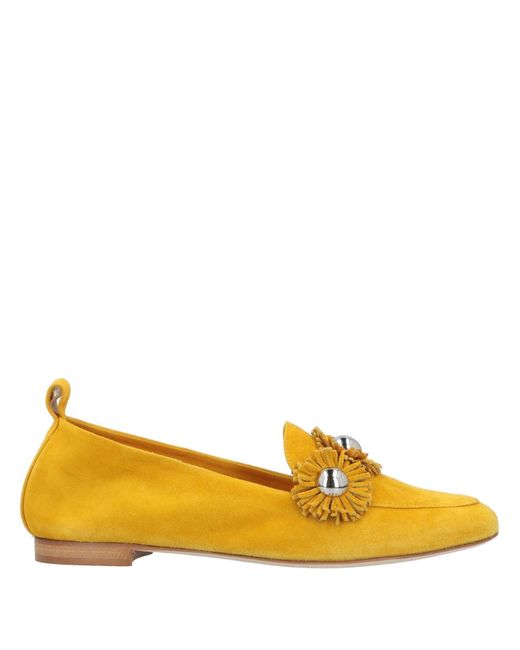 Anna F. Yellow Loafers