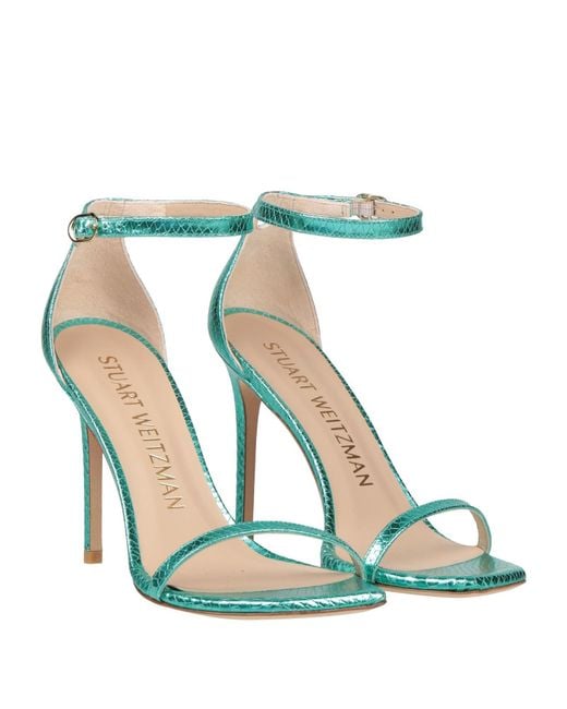 Stuart Weitzman Green Sandals