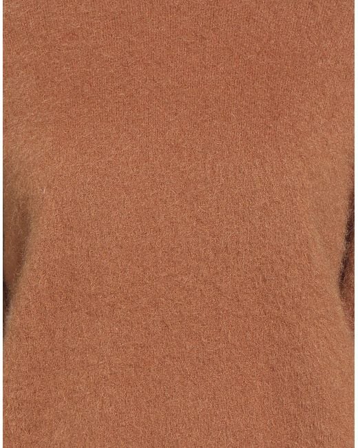 Alberta Ferretti Brown Turtleneck