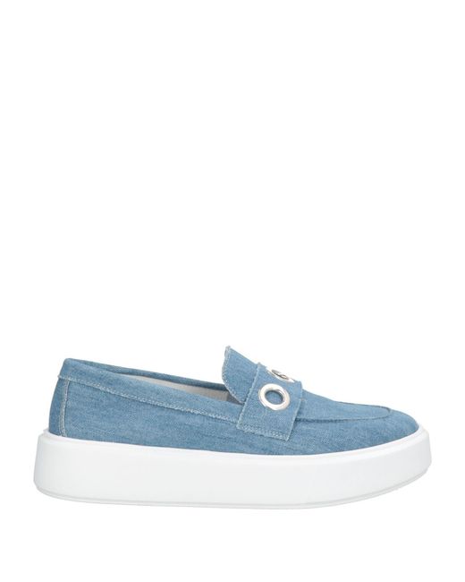 Frau Blue Mokassin