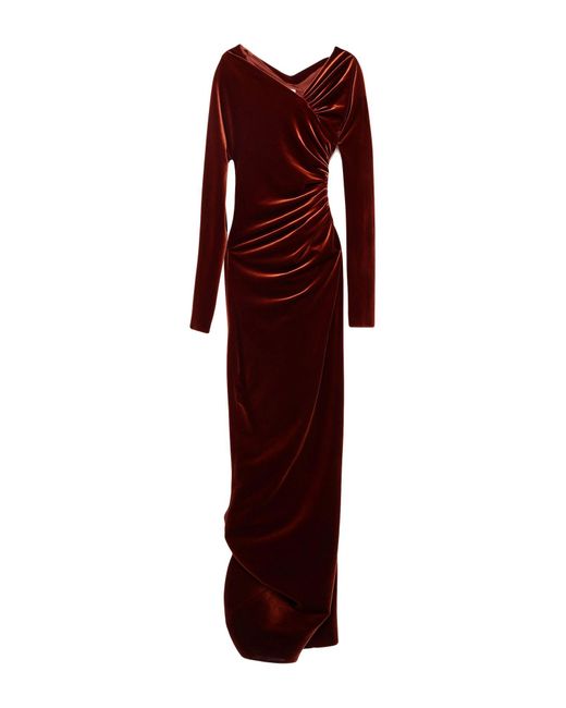 Alexandre Vauthier Purple Long Dress