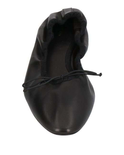 The Row White Ballet Flats