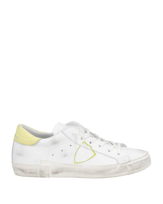 Philippe Model White Sneakers Leather