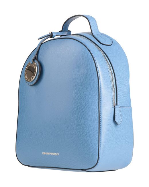 Emporio Armani Blue Backpacks