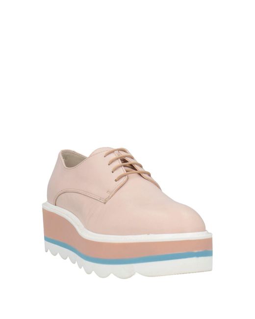Marc Cain Pink Lace-up Shoes