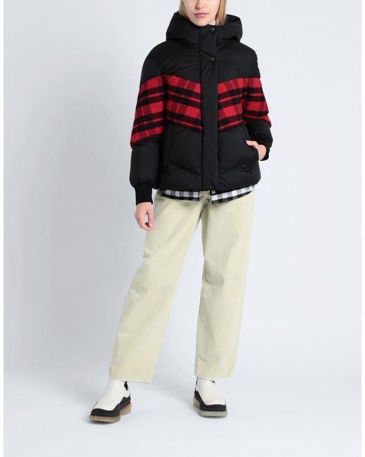 Woolrich Red Plunket Jacket Puffer Polyamide, Virgin Wool