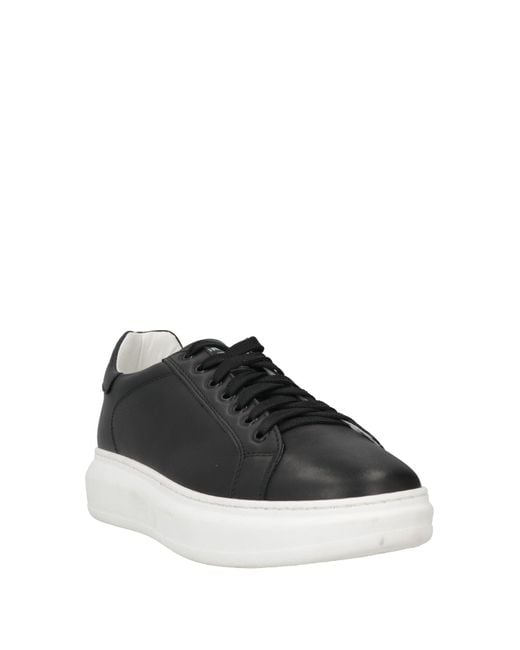 Grey Daniele Alessandrini Black Sneakers for men