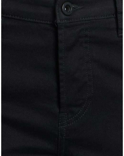 DIESEL Black Pants Cotton, Polyester, Elastane