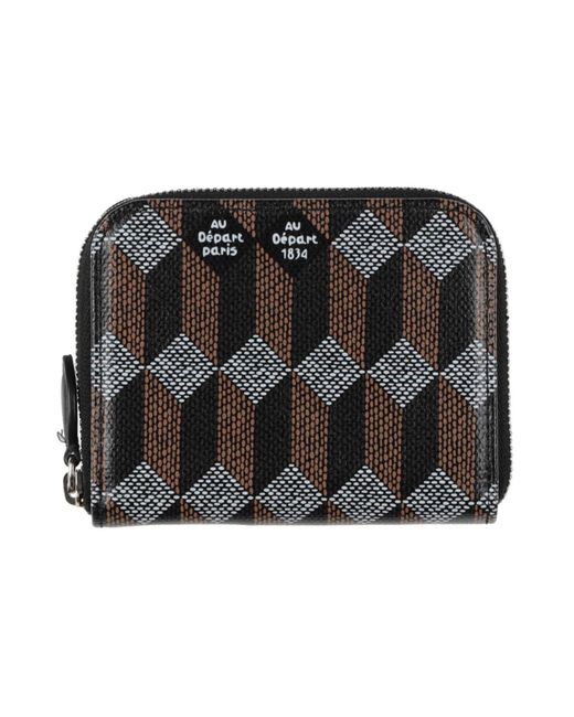 AU DEPART Black Wallet