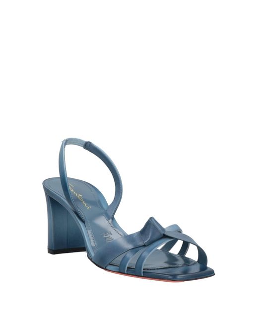 Santoni Blue Sandals