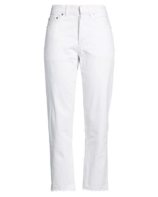 Dior White Jeans Cotton