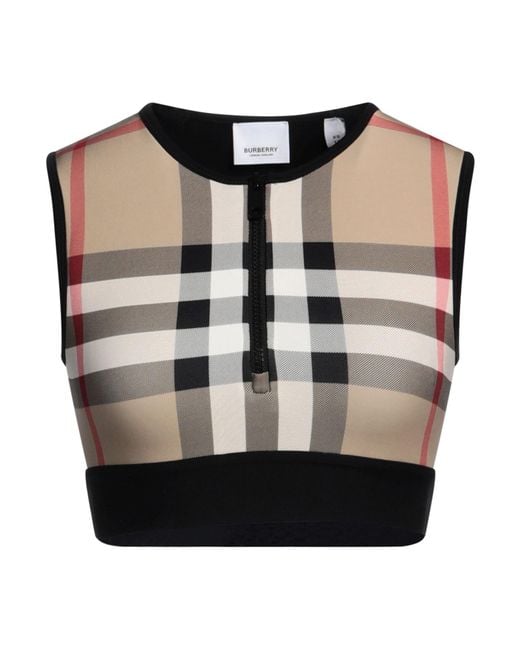 Burberry Black Top Polyamide, Elastane