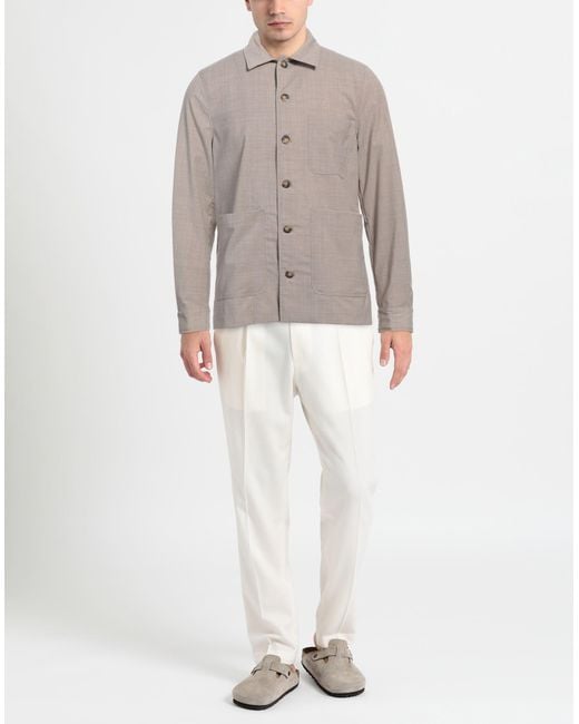 Myths Gray Jacket Polyester, Wool, Elastane for men