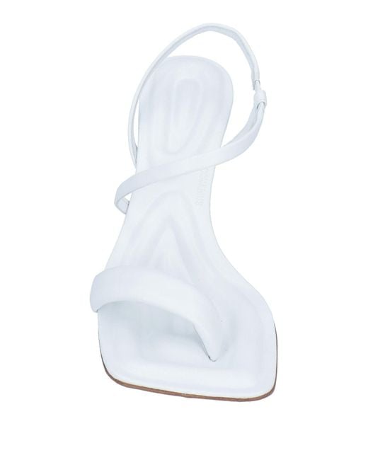 Jacquemus Thong Sandal in White Lyst UK