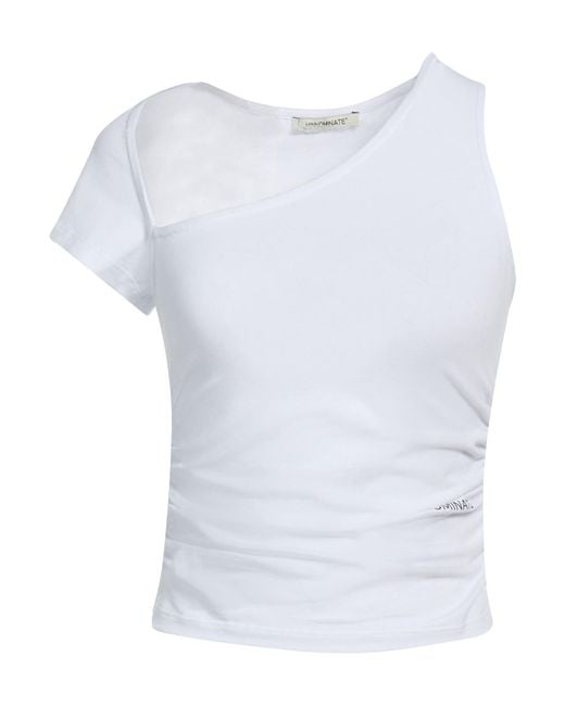 hinnominate White Top Cotton, Elastane