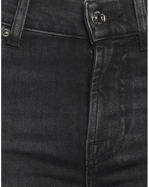 7 For All Mankind Black Jeans Cotton, Lyocell, Elastomultiester, Elastane