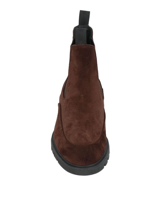 Giovanni Conti Brown Ankle Boots Soft Leather for men