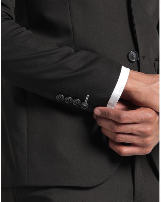 MARCIANO BY GUESS Black Suit Polyester, Viscose, Elastane for men
