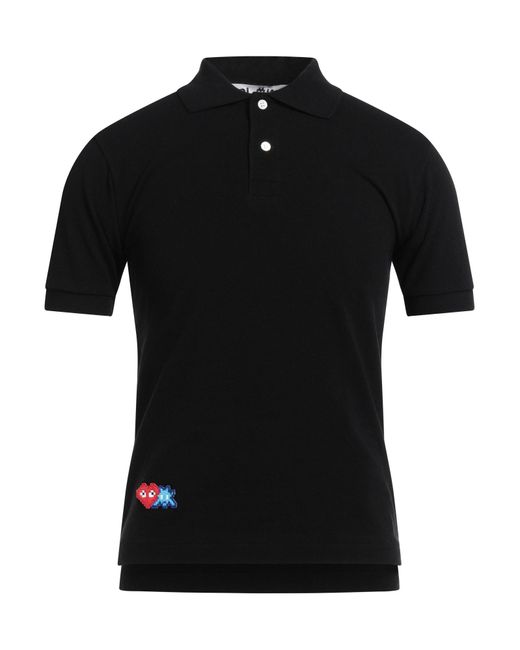 COMME DES GARÇONS PLAY Black Polo Shirt for men