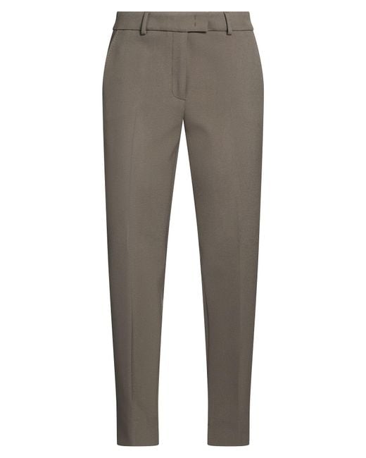 Peserico Gray Dark Pants Polyester, Viscose, Cotton, Elastane