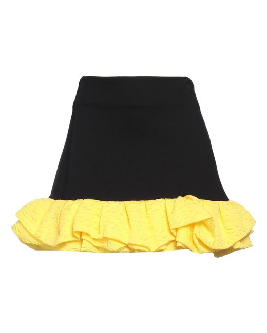 Actitude By Twinset Yellow Mini Skirt