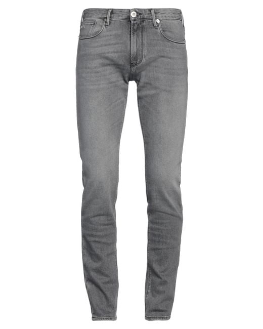 Emporio Armani Men's Gray Denim Pants