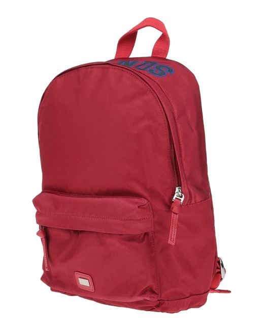 Dolce & Gabbana Synthetic Rucksack in Red for Men | Lyst