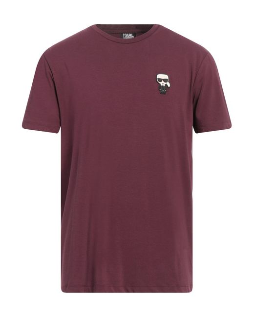 Camiseta Karl Lagerfeld de hombre de color Purple