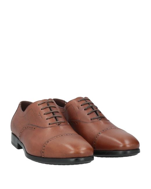 Ferragamo Brown Lace-Up Shoes for men