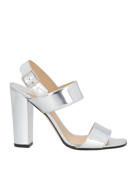 Theory White Sandals