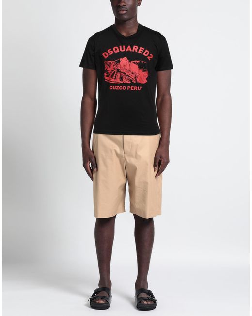 DSquared² T-shirts in Black für Herren