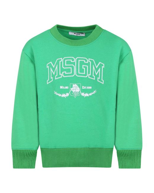 MSGM Sweatshirt in Green für Herren