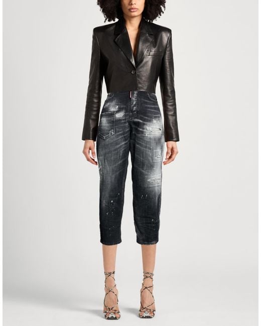 DSquared² Gray Jeans Cotton, Elastane