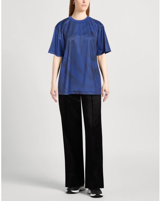 Burberry Blue T-Shirt Polyester, Polyamide, Elastane