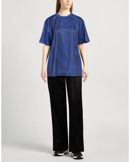 Burberry Blue T-Shirt Polyester, Polyamide, Elastane