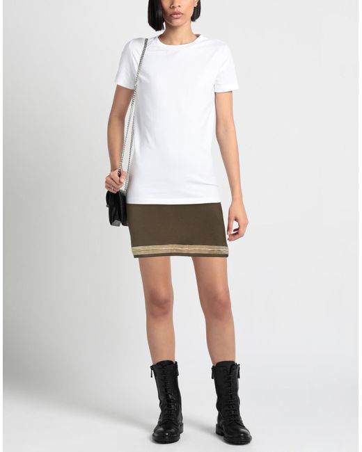 Plein Sud Brown Mini Skirt