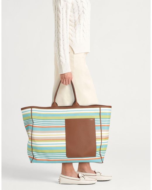 Valextra Green Handbag Pvc