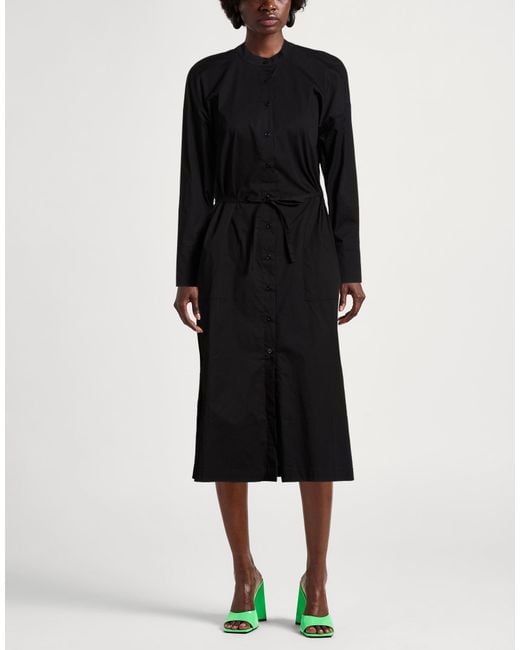 Robe Midi Alpha Studio en coloris Black