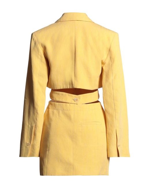 Jacquemus Yellow Mini Dress