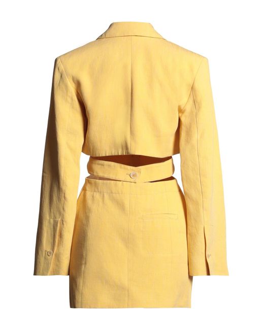 Jacquemus Yellow Mini Dress
