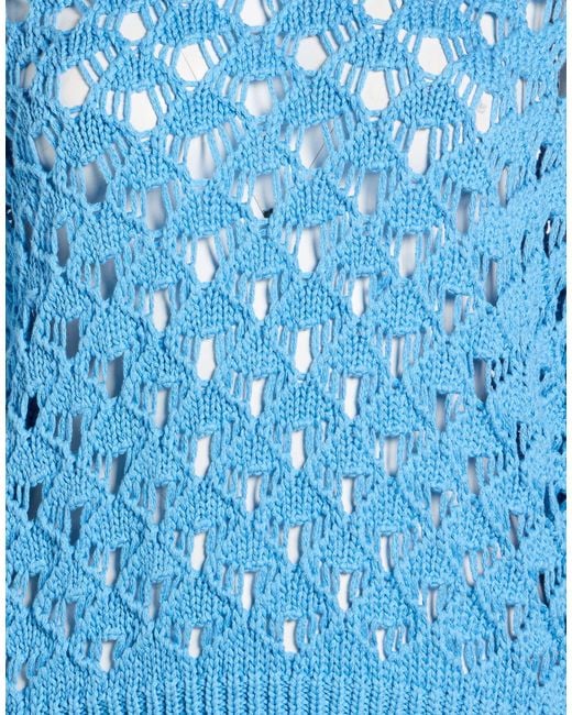 MSGM Blue Sweater Cotton