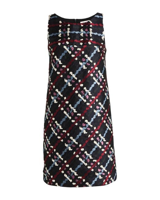 Paule Ka Black Midnight Mini Dress Polyester, Triacetate