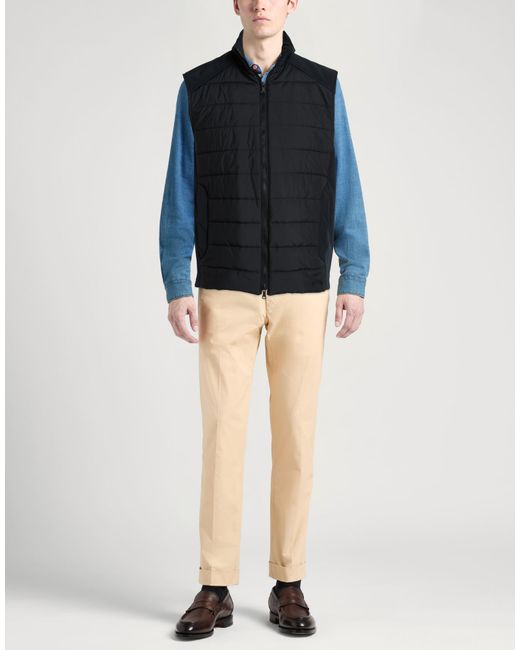 Paul & Shark Black Vest Polyester, Elastane for men