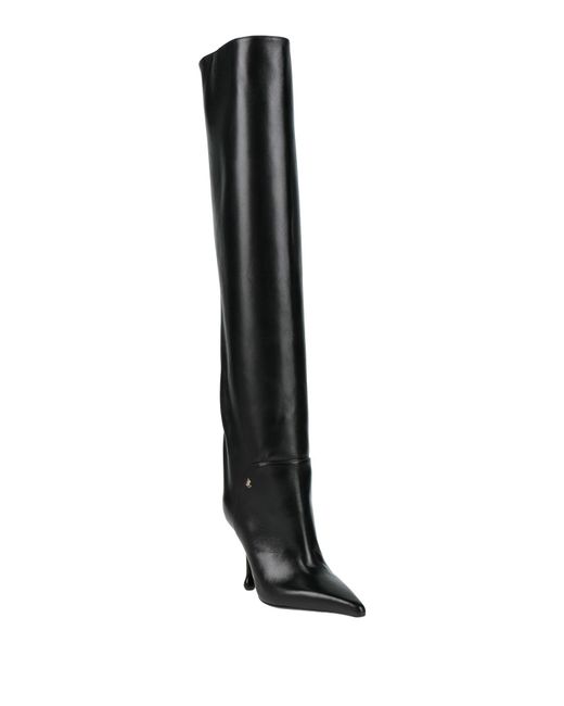 Jimmy Choo Black Boot Leather