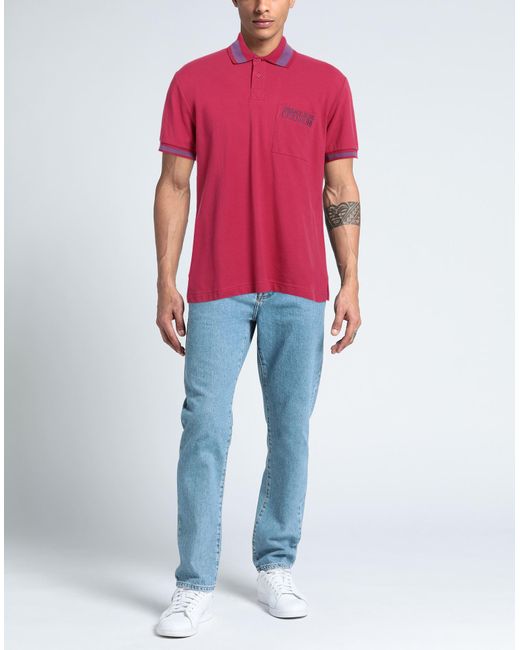 Versace Pink Polo Shirt for men
