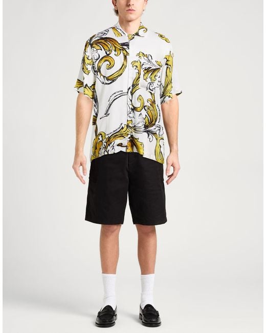 Versace Jeans Couture Metallic Shirt Viscose for men