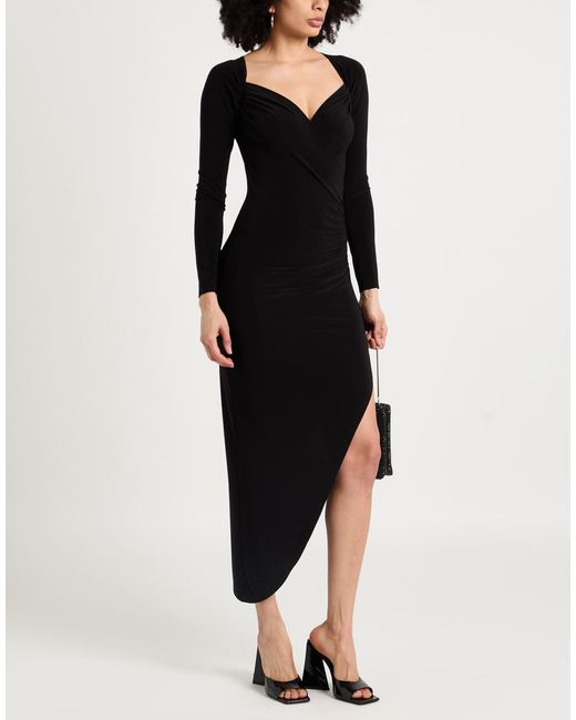 Norma Kamali Black Maxi Dress